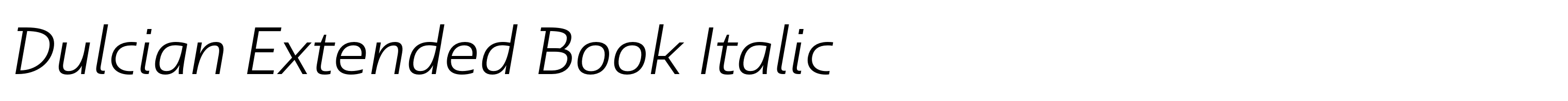 Dulcian Extended Book Italic